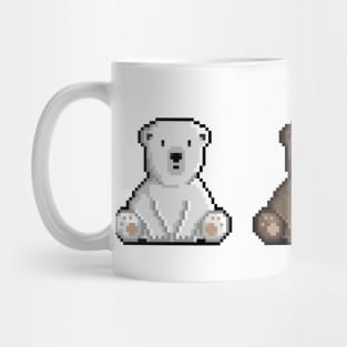 The Trio Bears | We Bears Pixel Art Mug